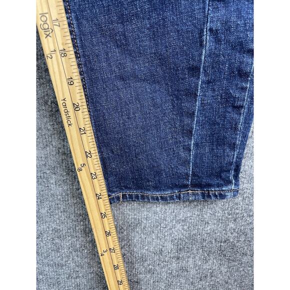 Old Navy High Rise Baggy Barrel Leg Evie Jeans Size 4 Blue - Picture 6 of 10